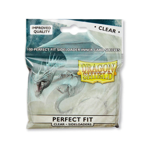 Dragon Shield - Perfect Fit Sideloaders Standard Size Sleeves 100pk - Clear