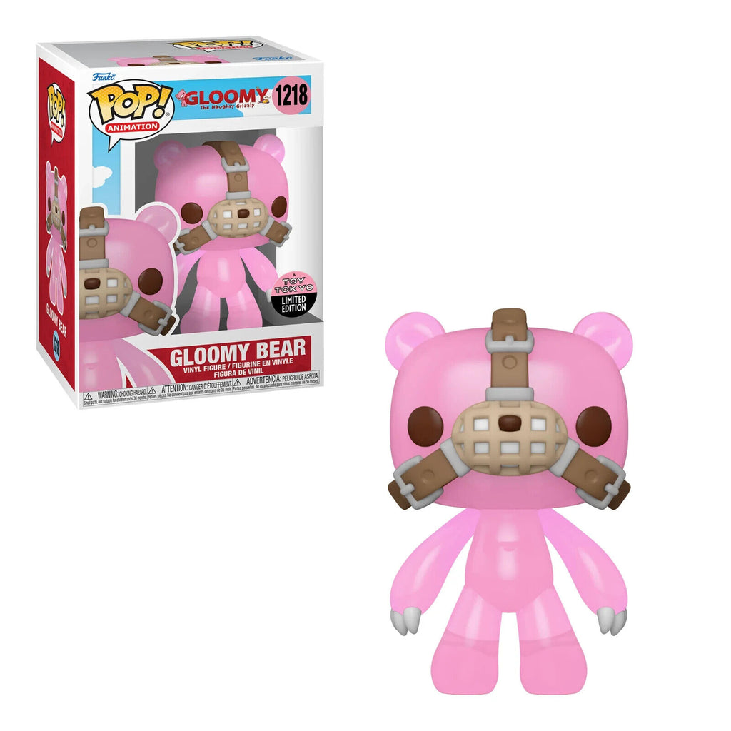 Funko POP! Toy Tokyo Exclusive Pink Translucent Gloomy Bear #1218