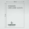 GameGenic Prime Standard Card Sleeves 66 x 91mm (50) Colour Code: Gray TCG